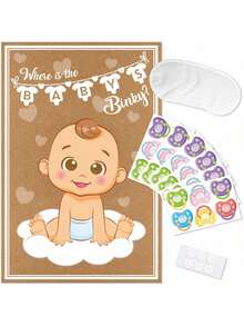 1 Set/39pcs Pacifier Clips To Attach Pacifiers To Baby's Toys - Baby Shower Party Favors And Games - Multicolor - View 8