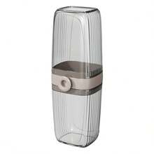 便携式旅行漱口杯和肥皂盒套装，情侣牙刷杯收纳盒（含牙刷和牙膏） - A - 查看 14