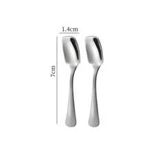 Sendok Mini Stainless Steel 304 7cm, Set Sendok Teh/Kopi/Garam Isi 4/6, Untuk Penggunaan di Rumah/Restoran/Hotel, Warna Emas - MultiWarna - View 7