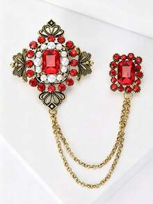 1 chiếc ghim cài áo tua rua dành cho nữ - Ghim cài cổ áo sơ mi/áo khoác bằng dây ngọc trai cổ điển, có thể cá nhân hóa - Món quà hoàn hảo - Nhiều màu - Xem 10