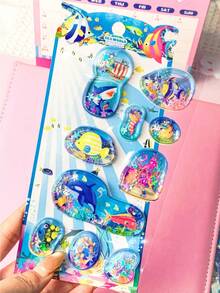 Hình dán bong bóng 3D lập thể lấp lánh | Dành cho điện thoại di động / gấu bông / cốc nước / tiệc chụp ảnh, sự kỳ diệu ngọt ngào và thú vị của Guka Handbooks. - Nhiều màu - Xem 13