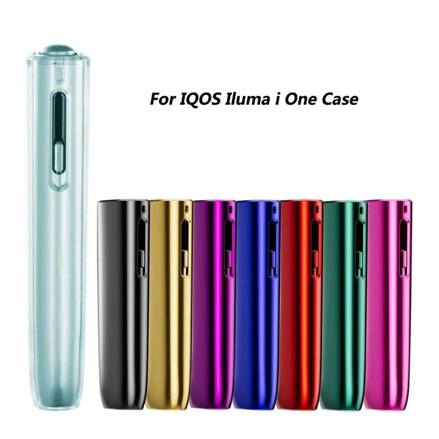 1个彩色电镀PC保护壳，适用于IQOS ILUMA I ONE新版本，ILUMA I ONE保护套配件