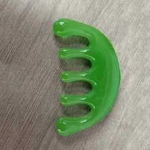 1个树脂按摩梳，头部按摩工具，用于身体放松 - 彩色 - 查看 13