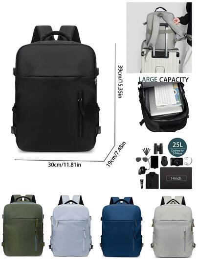 Women's Backpack, Large Capacity Travel Backpack, Work And School Backpack, Fashionable Laptop Bag, Short-Distance Business Travel Luggage Bag, Suitable For Ryanair And Wizz Air Travel Backpack