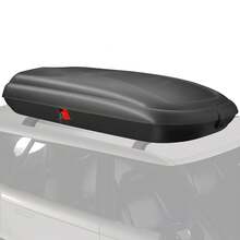 COSTWAY Rooftop Cargo Carrier, Hard Shell Car Mount Storage Case With Security Keys, Dual-Side Opening, Large 75 KG Capacity Waterproof Heavy-Duty Travel Luggage Box For Vehicles, Black - A - View 8