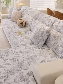 1 chiếc vỏ bọc sofa Lingbo Fairy thời trang, chống cào mèo, nhiều màu sắc, chống phai màu, chống xù lông, giặt máy được, tái sử dụng, phù hợp cho phòng khách và phòng ngủ, thân thiện với thú cưng, dùng cho mọi mùa - Màu xám đen - Xem 7