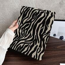 1 Zebra Print Table Case - Multi-Angle Stand Protective Cover With Pen Holder Compatible With IPad Pro (M5)/ Air (M3)/ 11"(A16)/ 10.9/10.2/ Air 5th Gen/Pro11/10th/9.7/Air 2/ (7th Gen)/ (8th Gen)/ Air 4/5/ Pro 11/ 10th Generation 10.9-Inch 2022 Smart Case/ Air 13(M3 2025)/ Air 11(M3 2025)/ Air 11(M3 2025)/ 11(A16 2025)/Galaxy Tab S10+/S9/A9, Auto Sleep/Wake Function Compatible With Xiaomi 6/6pro/7/7pro - Multicolor - View 2