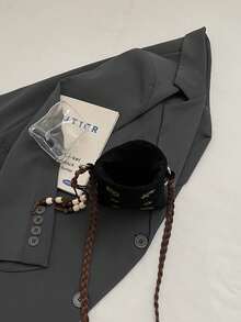 Mobile Phone Bag, Retro Tassel Embellishment Of National Customs, Exquisite Leather Rope With Simple Version, One Shoulder Crossbody Dual-Purpose Design, Light And Compact For Daily Travel, Exquisite Technology Highlights The Texture, All Kinds Of Wear, Showing Unique Personality And Fashion Taste. - Multicolor - View 9