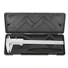 1pc High Precision Vernier Caliper, 0-6 Inch/0-150mm, Manual Sliding Measurement Tool, Accuracy 0.02mm/0.001 Inch, Durable Carbon Steel Structure, No Battery Required, Manual Operation For Precise Measurement, Engineering Caliper With Clear Scale Design - A - View 7