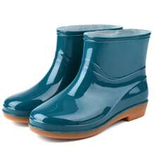 Women's Fashion Non-Slip Rain Boots, Short Stylish Waterproof Shoes With Rubber Soles, Adult Waterproof Shoes,Shoe Rack,Storage Saver,Outdoor,Garden,Travel Essential,Portable,Beach Essential,Graduation Season,Commencement,Graduation Ceremony,Graduation Gift,Graduation Present,Graduation Gift,Graduation Present,Congrats Grad,Congratulations Graduate,Valedictorian,Finish School,Graduation Party,Rain Boots / Rubber Boots / Waterproof Boots / Boot Covers / Shoe Covers Waterproof / Rain Shoe Covers / Wellies / Botas De Agua / Galochas / Outdoor / Garden - Regular - View 23
