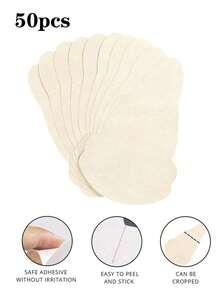 10片/20片/30片/50片/100片装一次性无纺布胸垫，黑色葫芦形无纺布胸垫 | 无肩带，自粘式，亲肤，隐形，舒适，防下垂，防凸出 - 彩色 - 查看 21