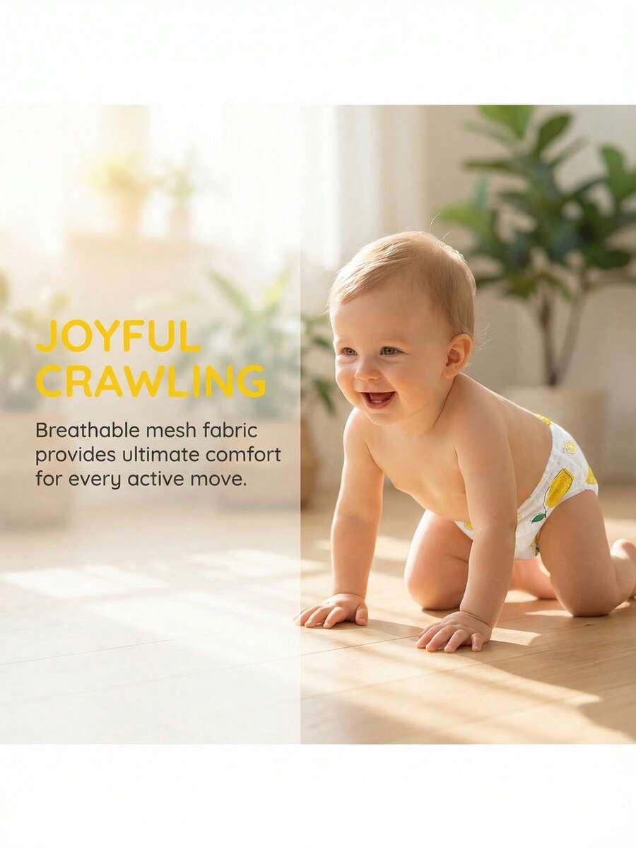 Bộ 3 chiếc quần lót tập đi vệ sinh cho trẻ nhỏ, quần tập đi vệ sinh có họa tiết hình trái cây, quần lót tái sử dụng được cho bé trai và bé gái. - Nhiều màu - Xem 1