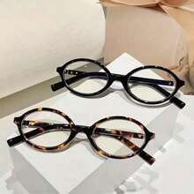 1 pieza Nuevas gafas con estampado de leopardo de estilo retro Y2K, adecuadas para uso diario, fiestas, regalos, estilo callejero, esenciales para ir al trabajo, conducir, vacaciones - Multicolor - Ver 4