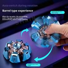 Creative Transformable Finger Spinner, Cool Tech Competitive Stress Relief Toy, Explosive Armor Mechanical Transformation, Perfect Gift For Birthday, Christmas, Easter - Multicolor - View 3