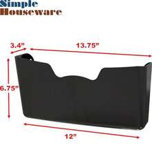 Simple Houseware - Soporte de pared para colgar archivos 5 paquetes varios colores - Surtido  paquete de 5 - Ver 4