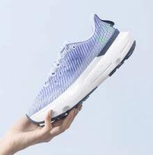 Under Armour Giày thể thao nữ cổ thấp, thời trang, có đệm lót, dành cho tập luyện và chạy bộ. - xám tím - Xem 6