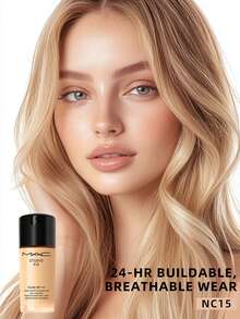 MAC Studio Fix Fluid SPF 15 24小时哑光粉底液（控油）- NC15 - 1 液体盎司/30毫升 - 無瑕粉底液(新)NC15(30ml) - 查看 11