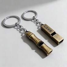 2pcs Whistle Shaped Multifunctional Bottle Opener Keychain, Key Ring Decoration, Car Key Accessory, Backpack Pendant, Wallet Bag Charm, Event Gift, Mini Keychain, Suitable For Key Decoration, Car Key Accessory, Bag Charm, Holiday Gift, Event Gift - Multicolor - View 7