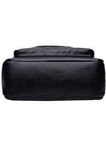 New Multi-Functional Soft Leather Shoulder Bag, Crossbody Bag For Middle-Aged Women, Mothers And Mothers-In-Law - Black - View 3
