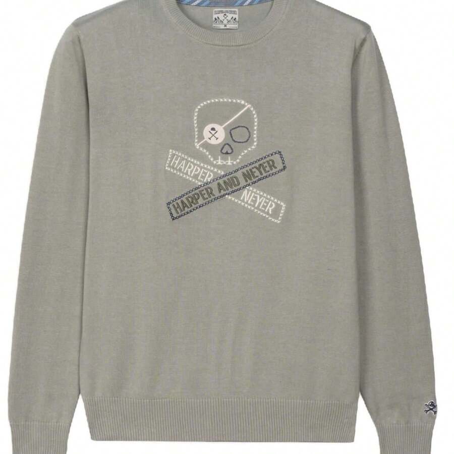 Harper & Neyer Jersey Harper&Neyer Skull verde de punto para hombre - Verde - Ver 1