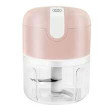 Electric Meat Grinder, Garlic Chopper, Portable, Multifunctional, Massage Machine, Chopper, USB Charging BYJA - Azul - View 7
