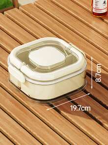3-Layer Divided Food Storage Container With Lid, Serving Tray With Handle, Suitable For Candy, Vegetables, Fruits, Nuts, Picnics, Parties, Refrigerator Organization, Airtight Food Storage, Fresh Food Storage, Candy, Nuts, Spice Food Storage, Snack Box - Multicolor - View 13