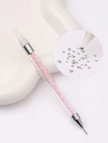 Crystal Handle Rhinestone Picker Tool, Double-Ended Dotting Pen, Suitable For Nail Art And Jewelry Setting - Multicolor - View 10