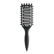 Curl Defining Brush,2024 Curly Hair Brush,Vented Hair Brush For Detangling, Shaping And Defining Curls For Women And Men Less Pulling (Black) - 黑色的 - 查看 1
