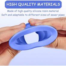 3pcs Universal Silicone Bathtub Plug Anti Clogging Drainage Plug Shower Bathtub Sink Drainage Kitchen Bathroom Accessories, Used Cleaning Universal Drainage Pipe Machines - Default - View 4