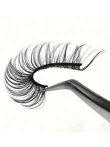 10对8D超蓬松假睫毛，打造浓密卷翘眼妆，可重复使用，芒果眼妆效果假睫毛 - 查看 3