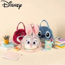 Túi đeo vai nhồi bông Zootopia chính hãng của Disney, hình Judy, Nick, Stitch, Lotso, dung tích lớn, quà tặng sinh nhật cho trẻ em. - Nhiều màu - Xem 3