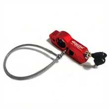 CNC Aluminum Alloy Motorcycle Handlebar Lock, Anti-Theft Helmet Hook Brake Clamp Lock, Electric Bicycle Cruiser Safety Lock - Handle Lock - View 12