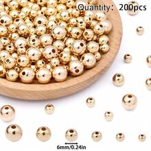 100-1000颗亚克力光滑圆珠,CCB散珠,DIY首饰制作材料,适用于项链、手链、耳环、手工串珠 - diy - 查看 44