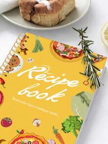All Recipes In One: 104-Sheet Recipe Book For Easy Recipe Recording, Health Eating & Store Family Favorites, Help Plan Meals With Ease, Ideal For Home Kitchen Essentials School Office Supplies Teacher Appreciation Gifts Mothers Day Gift - Multicolor - View 7