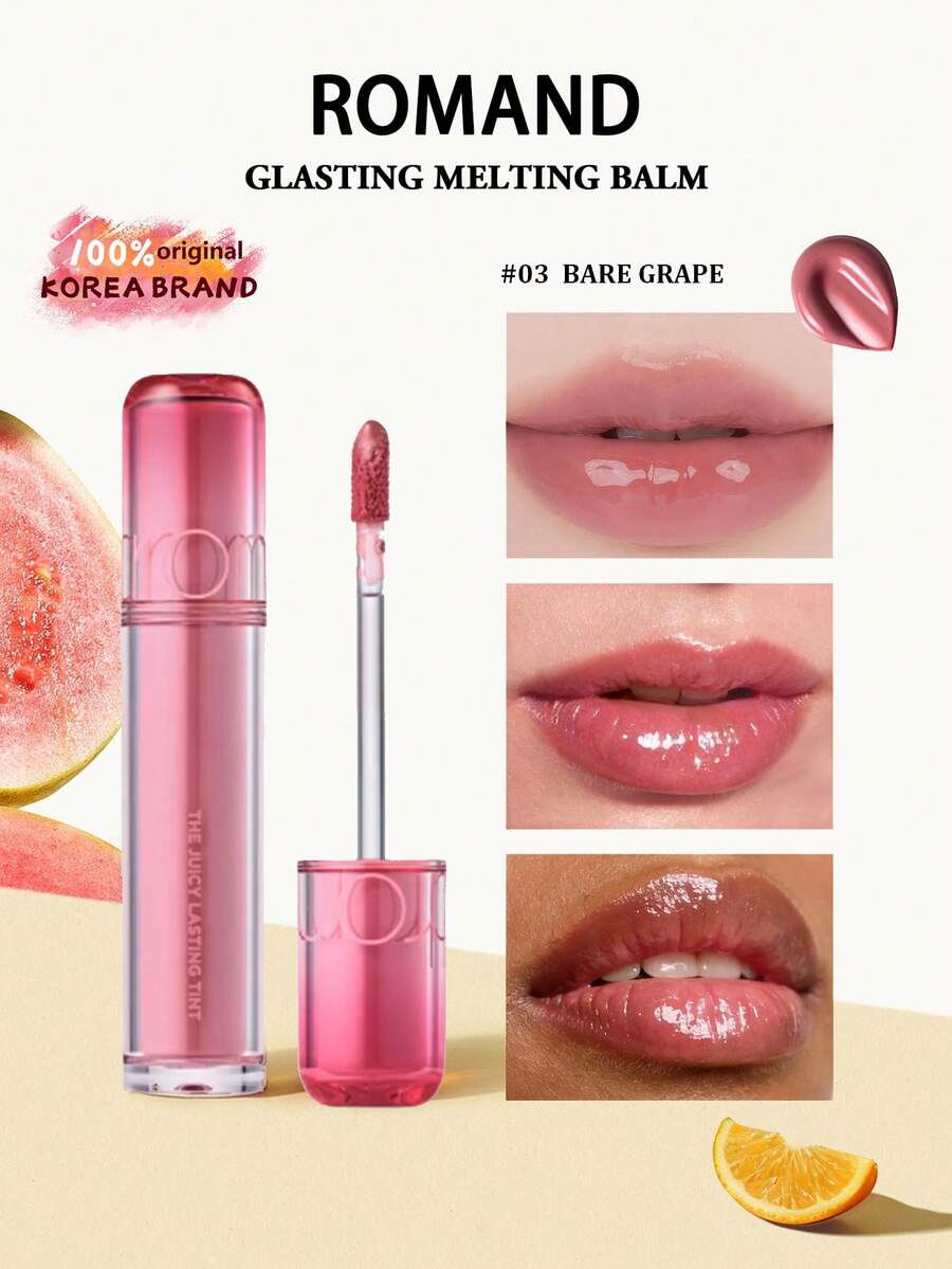 Rom&nd 2.0 Fruit Juice Lip Gloss, 37 Collaboration Edition, Suitable For Daily Makeup, Can Be Given As Gift To Girlfriend - 03 - View 1