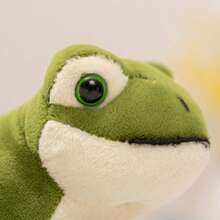 Cute Plush Frog Stuffed Animal Doll, Soft & Cuddly, Realistic Design, Suitable As Birthday Gift For Friends, Boyfriend/Girlfriend - Multicolor - View 8