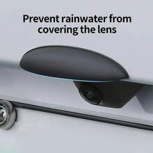 Nueva cámara de marcha atrás de coche, cubierta de silicona para sombra de lluvia, cubierta de protección la lluvia para cámara trasera de coche, accesorios para coche, protector de cámara de visión trasera ADLR - A - Ver 2