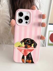 1 chiếc ốp lưng điện thoại mềm dạng lỏng hình chú chó Dachshund dễ thương, tương thích với iPhone 16/16Pro/16Plus/15/15ProMax/15Pro/11/12/13/14ProMax/11Pro/11ProMax/12Pro/12ProMax/13Pro/13ProMax/14Pro/14ProMax, thiết kế cao cấp sáng tạo. - Nhiều màu - Xem 2