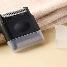 Creative Dual-Head Lint Remover, Manual Fabric Shaver, Sweater Defuzzer, Portable Clothes Fuzz Trimmer - Black 1pc - View 8