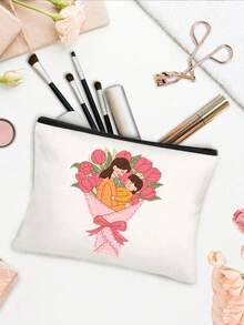 母亲节礼物袋，送给妈妈的ins风迷你帆布袋，可爱精致 - A - 查看 3