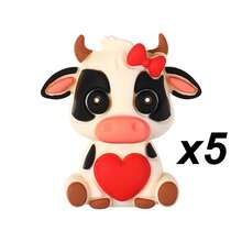 5/32件套硅胶DIY串珠套装，3D硅胶可爱动物珠子，适用于手工DIY手链项链首饰制作，工艺配件，钥匙扣，笔饰，手机挂饰，包包吊坠，独特礼物 - 彩色 - 查看 28