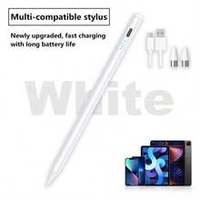 Bút cảm ứng thông minh đa năng, tương thích với Android và iOS, pin sạc, cảm ứng độ nghiêng, thích hợp để viết chính xác trên điện thoại thông minh, máy tính bảng và màn hình cảm ứng điện dung. - Nhiều màu - Xem 12