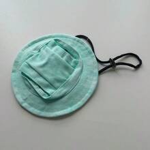 1pc Pet Dog/Cat Breathable Sun Hat, Summer Sunscreen Hat With Ear Holes, Cute & Fashionable Accessory - Multicolor - View 14