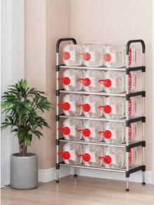 1pc Adjustable Multi-Tier Metal & Plastic Shoe Rack - Freestanding Shoe Organizer Suitable For Entryway, Hallway, Bedroom, Living Room - Easy Assembly, Space-Saving Design, Fits Various Room Types, Christmas, Winter - Multicolor - View 5