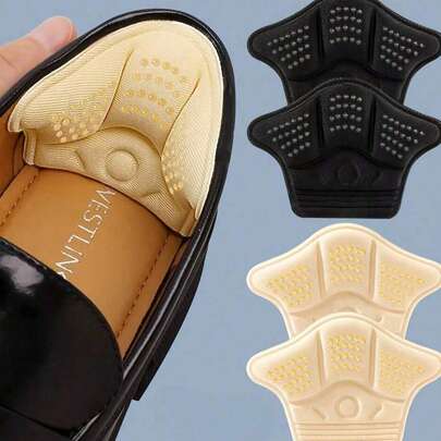 1/2 Pairs Simple Comfortable Black Beige Self-Adhesive Thick Sponge Insoles High-Density Sponge Material Anti-Friction Heel Pads Size Adjustable Non-Slip Breathable Cushioning For Men Women Sports Shoes Casual Shoes Home Travel Spring Summer Wear Comfortable Foot Care Shoe Accessories Bridesmaid Gift Practical Supplies New Year Galentines,Puppy,Carnival,Party Decorations,Shoe,Spring Summer Picks,Brides Maid Gifts,Room,Bedroom Decor,Beach,Travel,For Men,For Women,Vacation,Cute Stuff,Mother's Day
