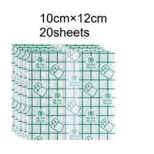 20/100sheets Waterproof Transparent Bandage, Tattoo Aftercare Film Dressing, Stretch Adhesive Patch For Daily Home Outdoor Shower Swimming Use - Multicolor - View 9