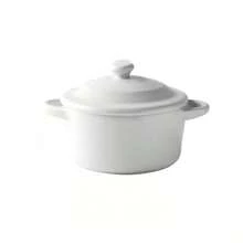 Fuente de cazuela de cerámica - Juego de cazuela de cocina con asas y tapa - Plato para hornear pequeño - Apto para horno, microondas y lavavajillas - Multicolor - Ver 12