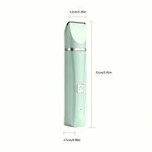 猫狗毛发修剪器美容套装，四合一电动宠物修剪器带指甲油功能，低噪音USB充电，四合一电动宠物修剪器，适用于狗、猫和其他宠物 - A-綠色 - 查看 8