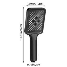 Đầu vòi sen cỡ lớn với 3 chế độ phun (mưa/phun/hỗn hợp) – Màu bạc, chất liệu ABS, kiểu dáng hiện đại cho phòng tắm – Thiết kế tiết kiệm nước áp lực cao cho trải nghiệm tắm sang trọng. - Hình vuông - Xem 5
