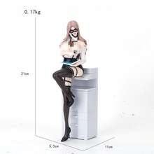 New Anime Sexy Bishoujo Figure Collection, Haruka, Frieren, Elaina, Anya Figurines, Decorative Statues For Cosplay & Festival Display - 私人秘書-袋裝 - 查看 9